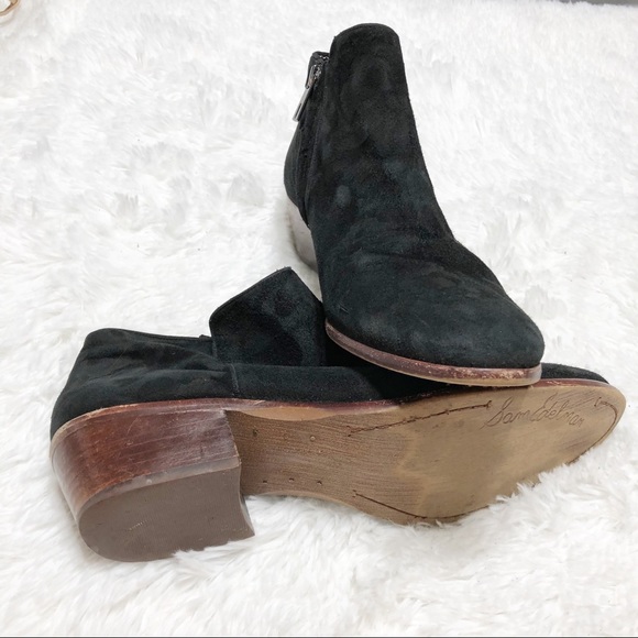 Sam Edelman Suede Petty Chelsea Booties 9